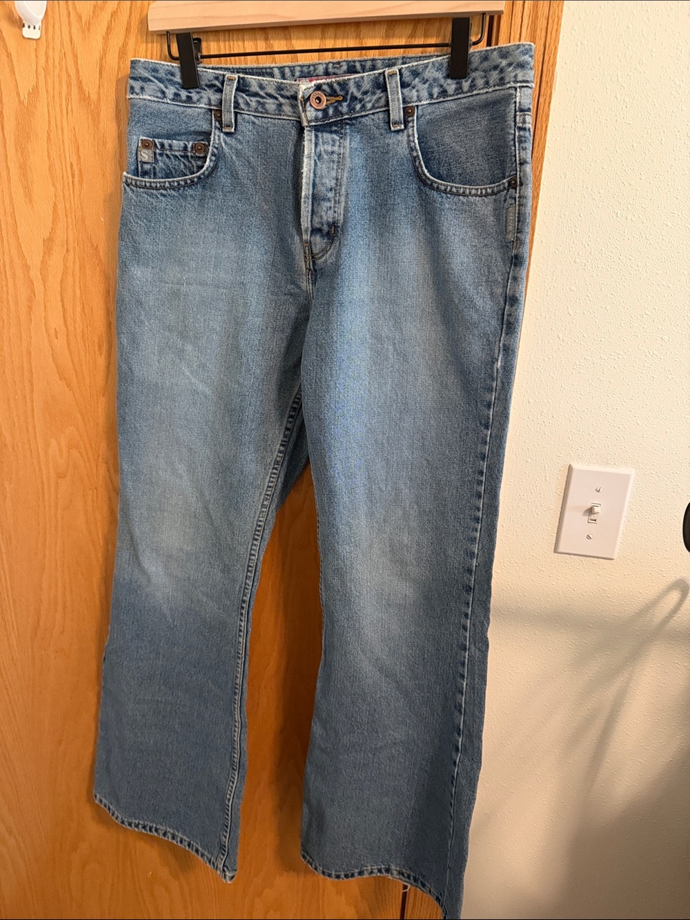 Vintage Silver Jeans Light Blue Flare Wide Leg Jeans